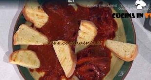 È sempre mezzogiorno | Moscardini in umido ricetta Fabio Potenzano