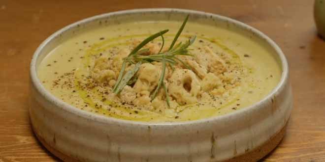 La natura nel piatto | Crema di ceci con taralli ricetta Marco Bianchi