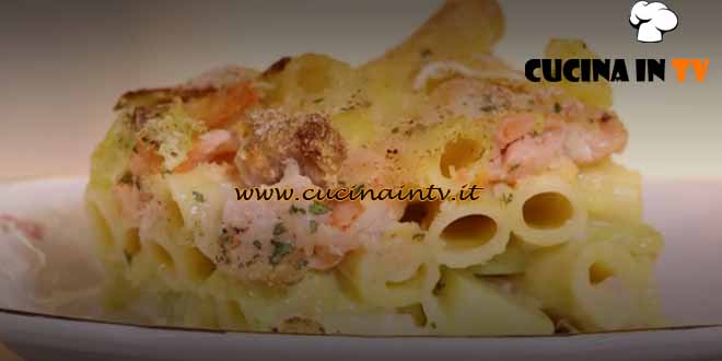 A tavola con Lorenzon | Rigatoni di pesce al forno ricetta Antonio Lorenzon