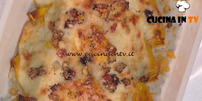 È sempre mezzogiorno | Crespelle carciofi guanciale e pecorino ricetta Crescenzo Morlando