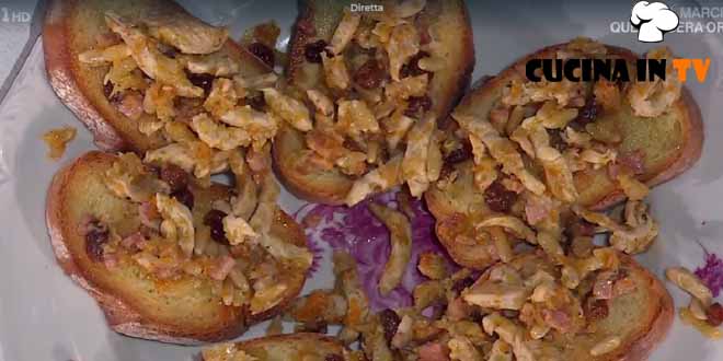 È sempre mezzogiorno | Crostini di pollo del 1700 ricetta Suor Miriam e Suor Eleonora