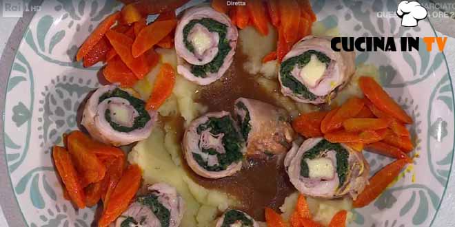 È sempre mezzogiorno | Fuselli di pollo farciti ricetta Fabio Potenzano