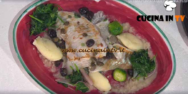 È sempre mezzogiorno | Rombo alla mediterranea ricetta Mattia e Mauro Improta