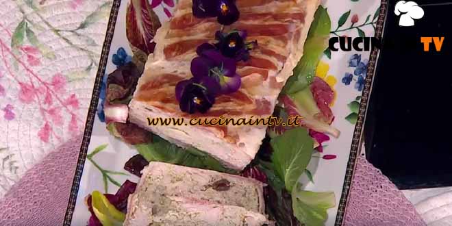 È sempre mezzogiorno | Terrina di cortile con viole ricetta Daniele Persegani