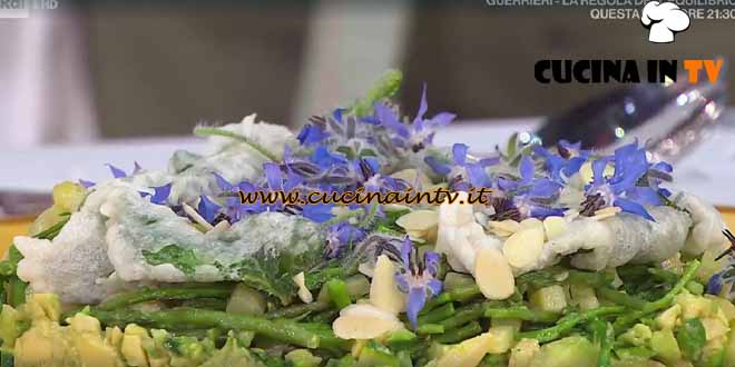 È sempre mezzogiorno | Guacamole con zucchine e asparagi selvatici ricetta Antonella Ricci
