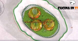 È sempre mezzogiorno | Millefoglie di verdure con gazpacho verde ricetta Crescenzo Morlando