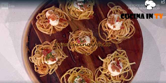 È sempre mezzogiorno | Nidi di patate con gorgonzola e noci ricetta Andrea Mainardi