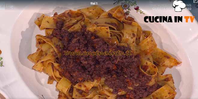 È sempre mezzogiorno | Pappardelle al ragù di cinghiale ricetta Daniele Persegani
