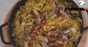 È sempre mezzogiorno | Carbonara di carciofi ricetta Andrea Mainardi