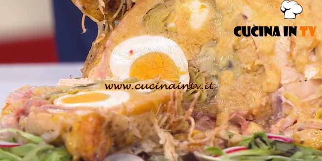 È sempre mezzogiorno | Pollo ripieno ai carciofi ricetta Daniele Persegani