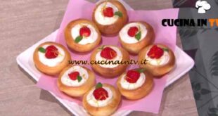 È sempre mezzogiorno | Brioche panna e fragole ricetta Fulvio Marino