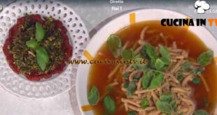 È sempre mezzogiorno | Passatelli al pomodoro ricetta Enrico Croatti
