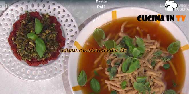 È sempre mezzogiorno | Passatelli al pomodoro ricetta Enrico Croatti