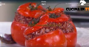 È sempre mezzogiorno | Pomodori ripieni di riso e patate ricetta Gian Piero Fava