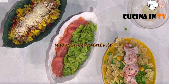 È sempre mezzogiorno | Tris di paste fredde ricetta Gian Piero Fava