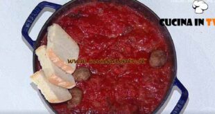 È sempre mezzogiorno | Polpetta al sugo ricetta Crescendo Morlando