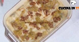 È sempre mezzogiorno | Cannelloni porri e gorgonzola ricetta Francesca Marsetti