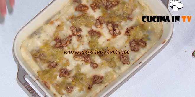 È sempre mezzogiorno | Cannelloni porri e gorgonzola ricetta Francesca Marsetti
