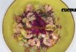 È sempre mezzogiorno | Gamberi saltati con patate e cavolo viola ricetta Francesca Marsetti