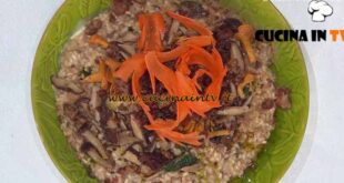 È sempre mezzogiorno | Risotto ai funghi ricetta Sergio Barzetti