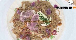 È sempre mezzogiorno | Tagliatelle funghi noci e speck ricetta Cristian Bertol