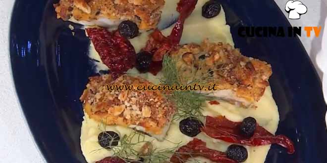 È sempre mezzogiorno | Tranci di baccalà gratinati ricetta Fabio Potenzano